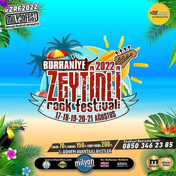 Zeytinli Rock Festivali (17-21 Ağustos)