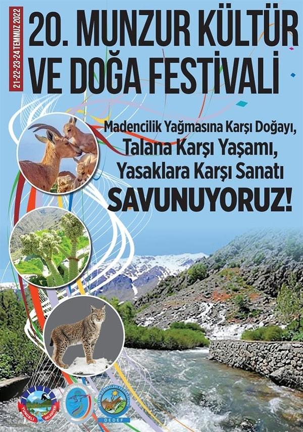 Munzur Kültür ve Doğa Festivali (21-24 Temmuz)