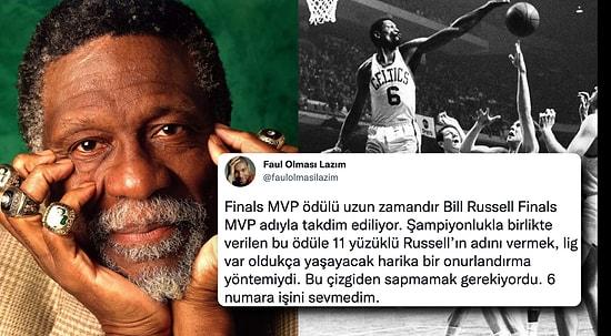 Bill Russell'ın Anısına NBA'de Tüm Takımların 6 Numaralı Formasının Emekli Edilmesi Sosyal Medyada Tartışıldı