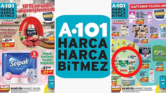 13 - 19 Ağustos 2022 A101 Haftanın Yıldızları Kataloğu