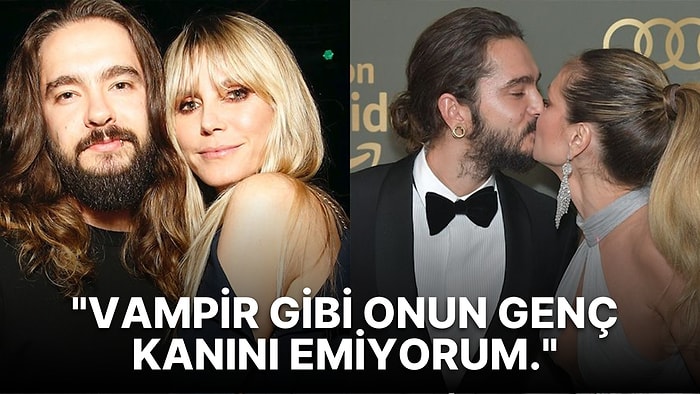 Heidi Klum Gençliğinin Sırrının Kocasının Genç Kanını Emmek Olduğunu Söyledi!