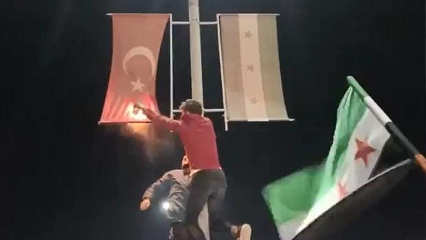 Türk Bayrağını Yakanlar Yakalandı: ‘Tahrik ve Provokasyon Yaptılar’