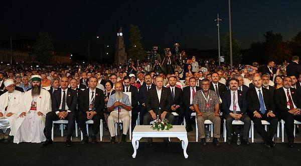 Erdoğan törene katıldı