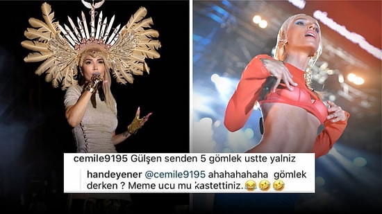Hande Yener, Kendisine Gülşen ile İlgili Yorum Yapan Takipçisine Verdiği Skandal 'Meme' Cevabıyla Gündem Oldu