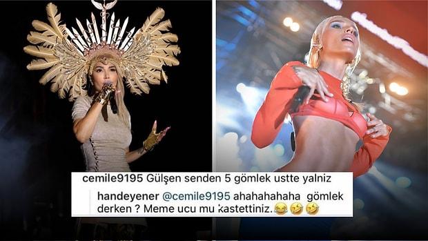 Hande Yener, Kendisine Gülşen ile Yorum Yapan Takipçilerine Verdiği Skandallar 'Meme' Cevaplarıyla Gündem Oldu