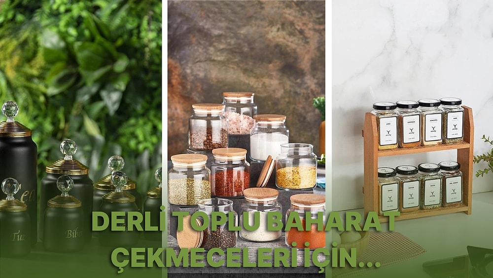 Düzenli Bir Baharat Çekmecesi Oluşturmanızı Sağlayacak Öneriler