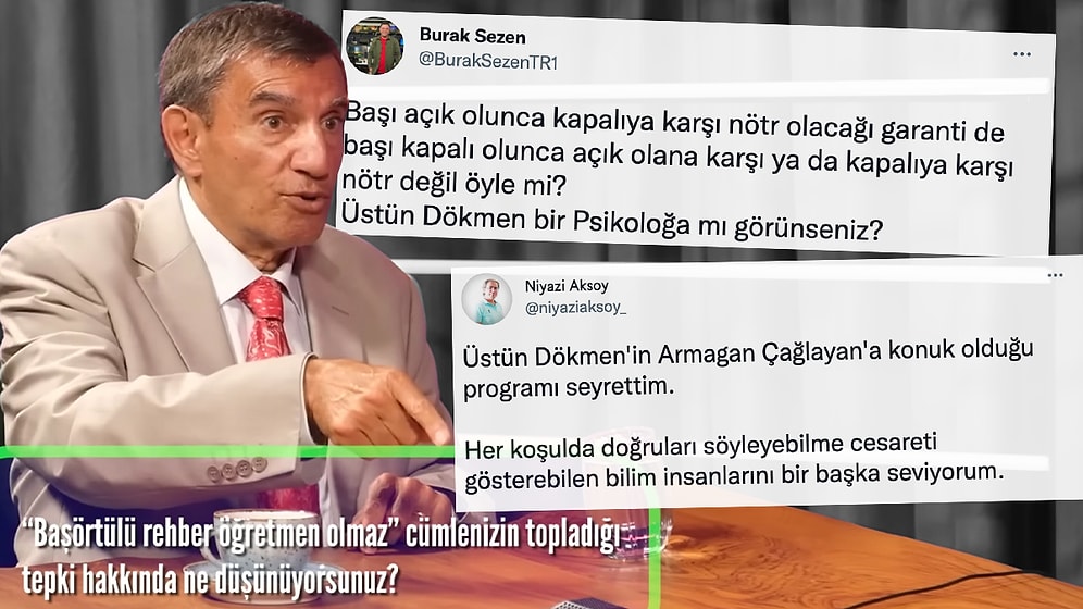 Üstün Dökmen'in 'Başörtülü Psikolog Olamaz' Açıklaması Gündemde!