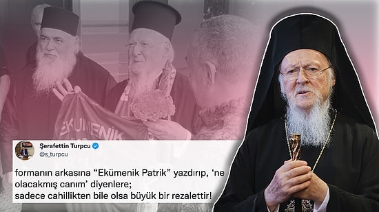 Bartholomeos'a Verilen Forma 'Ekümenik' Tartışmasını Fitilledi!