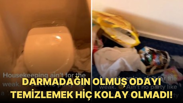 Bir Otel Temizlikçisi Çocukların Parti Yaptıkları Odayı Temizledikten Sonra Bu İşin Kolay Olmadığını Söyledi