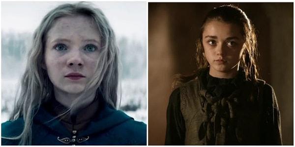 1. Ciri karakteri 'Game of Thrones' dizisindeki Arya Stark ile hemen hemen aynı özellikleri ve hayat hikayesini paylaşıyor.