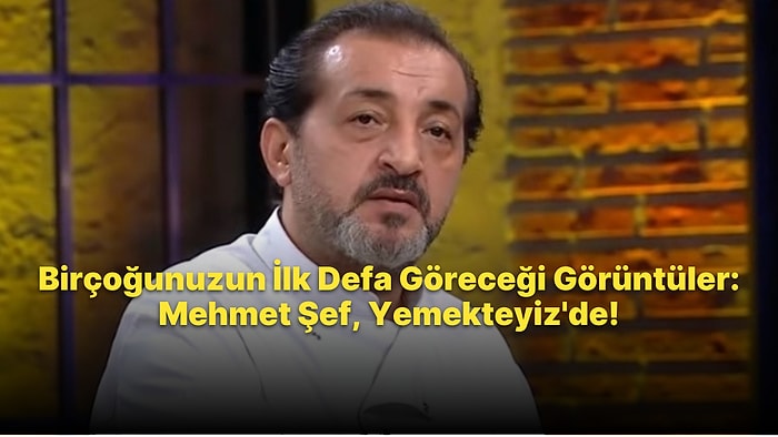 MasterChef'in Ünlü Şefi Mehmet Yalçınkaya'nın Yemekteyiz Programına Katıldığı Görüntüler Yeniden Gündem Oldu