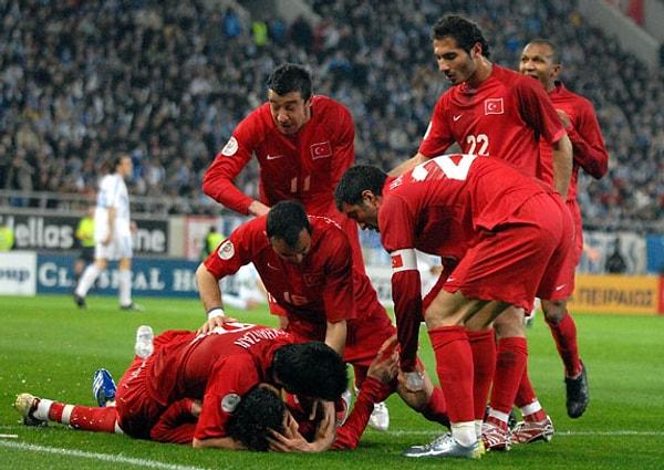 5. Yunanistan 1 - 4 Türkiye (Euro 2008)