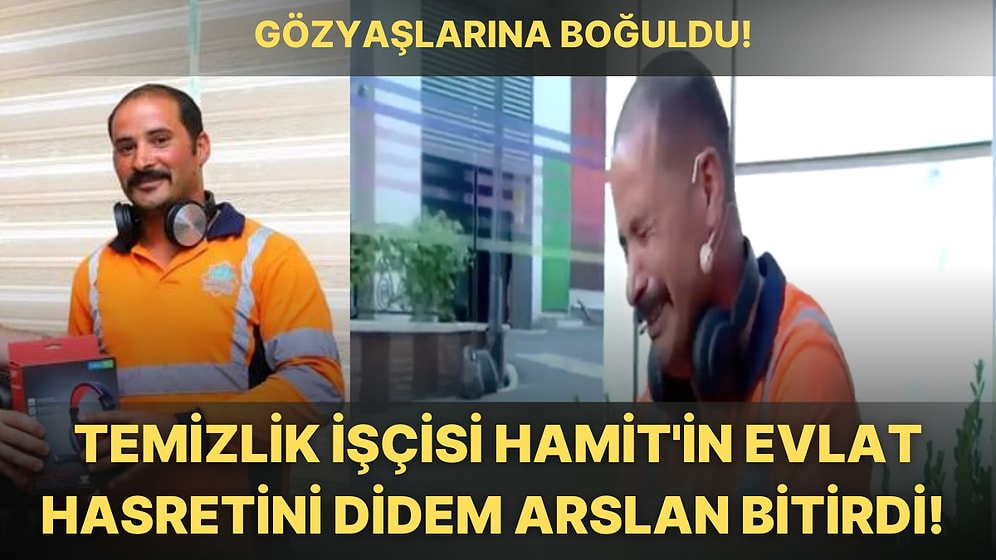 Dans Videolarıyla Viral Olan Temizlik Görevlisi Hamit'in Evlat Hasreti Didem Arslan'ın Programında Son Buldu!