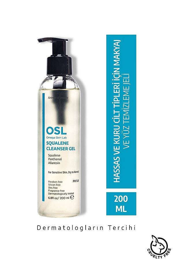 10. OSL Omega Skin Lab Squalene Yüz Temizleme Jeli