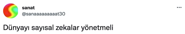 9. Hakkını verdiği sürece sayısal sözel fark etmiyor.