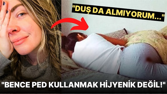 Daha Sağlıklı Olduğunu Düşündüğü İçin Regl Olduğunda Ped ve Tuvalet Kağıdı Kullanmadığını Söyleyen Garip Kadın