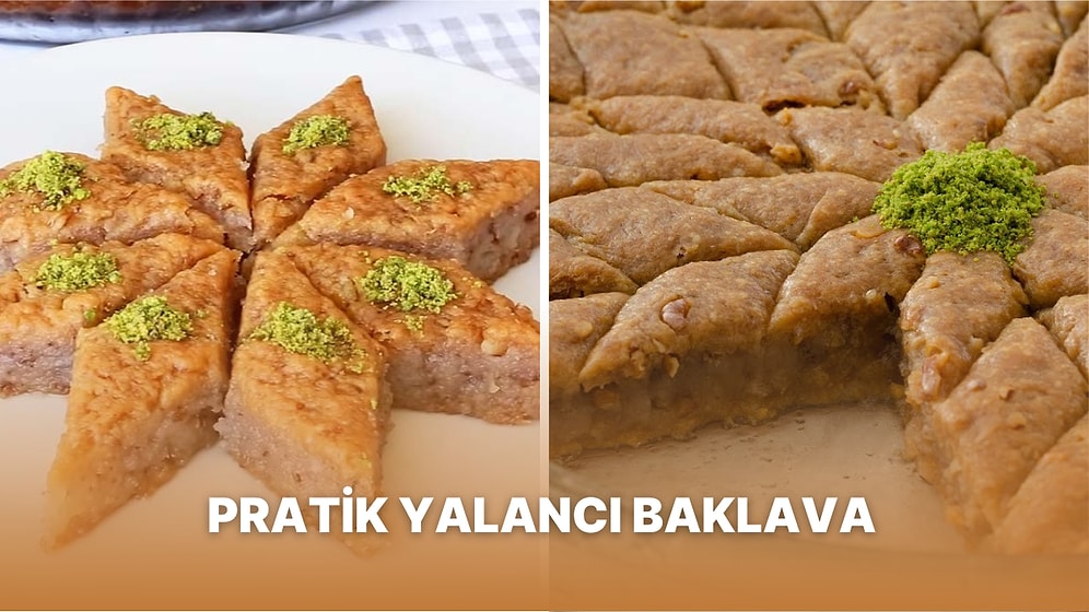 Kat Kat Yufka Açmakla Uğraşmayın: Canınız Çektikçe Kolayca Hazırlayabileceğiniz Pratik Yalancı Baklava Tarifi