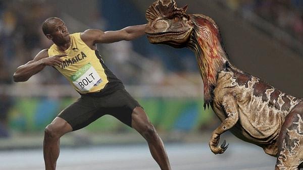 Diğer dinozorların maksimum koşu hızları, Usain Bolt'un ortalama hızından önemli ölçüde farklı ve bu nedenle ilginç bir yarış olmayacağı düşünülüyor. Ayrıca daha ünlü olan T-rex'in Usain Bolt'tan daha yavaş olduğuna inanılıyor.