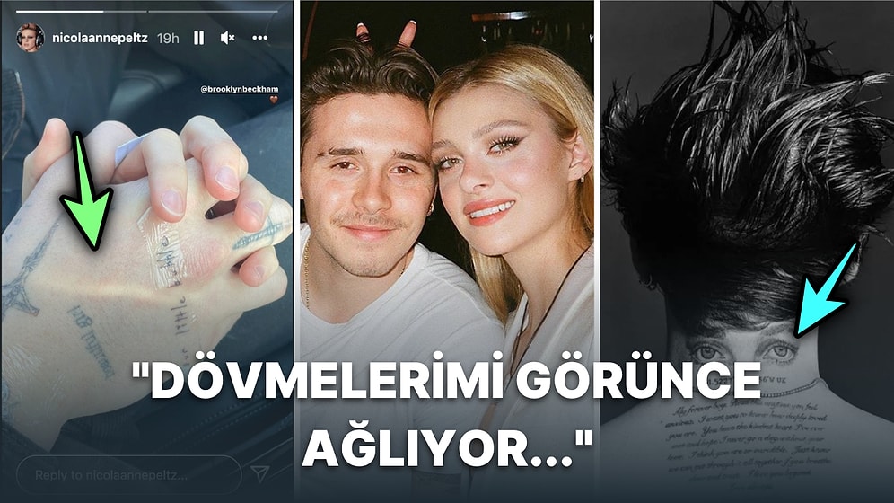 Yetmedi mi be Kuki? Brooklyn Beckham 100 Dövmesinin 70'inin Aşkından Öldüğü Eşi İçin Olduğunu Söyledi