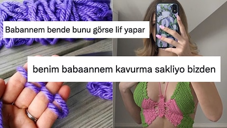 Ünlü Markaları Taş Çıkaran Babaannesinin Ördüğü Crop Üstü Paylaşan Kullanıcıya Gelen Eğlenceli Yorumlar