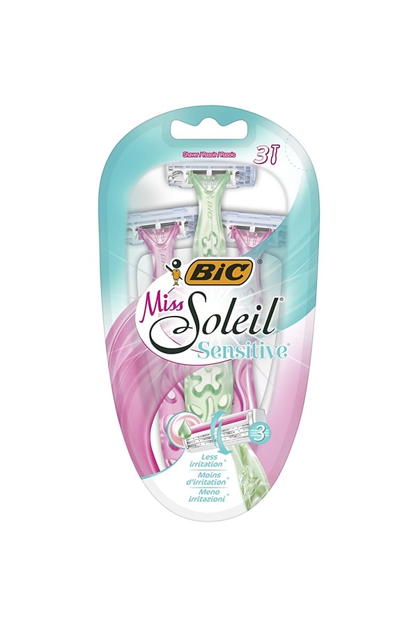 9. Bic Miss Soleil Sensitive kullan at kadın tıraş bıçağı, acelesi olan ve pürüzsüz cildinden vazgeçemeyenlerin tercihi olmuş.