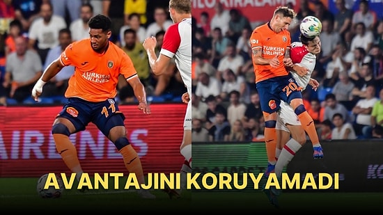 Mounir'in Müthiş Golü Yetmedi: Başakşehir İlk Maçta Antwerp'i Elinden Kaçırdı