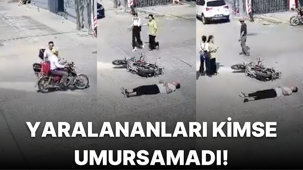 Yanından Geçip Gittiler: Çin'de Yaşanan Motor Kazasında Yaralanan Adama Kimse Müdahale Etmedi