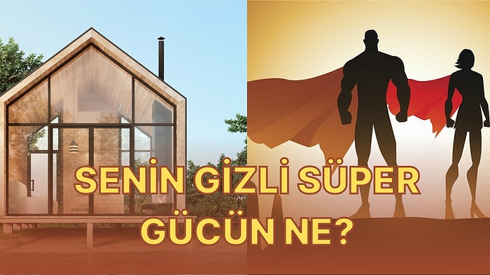 Dizayn Ettiğin Eve Göre Gizli Süper Gücün Ne?