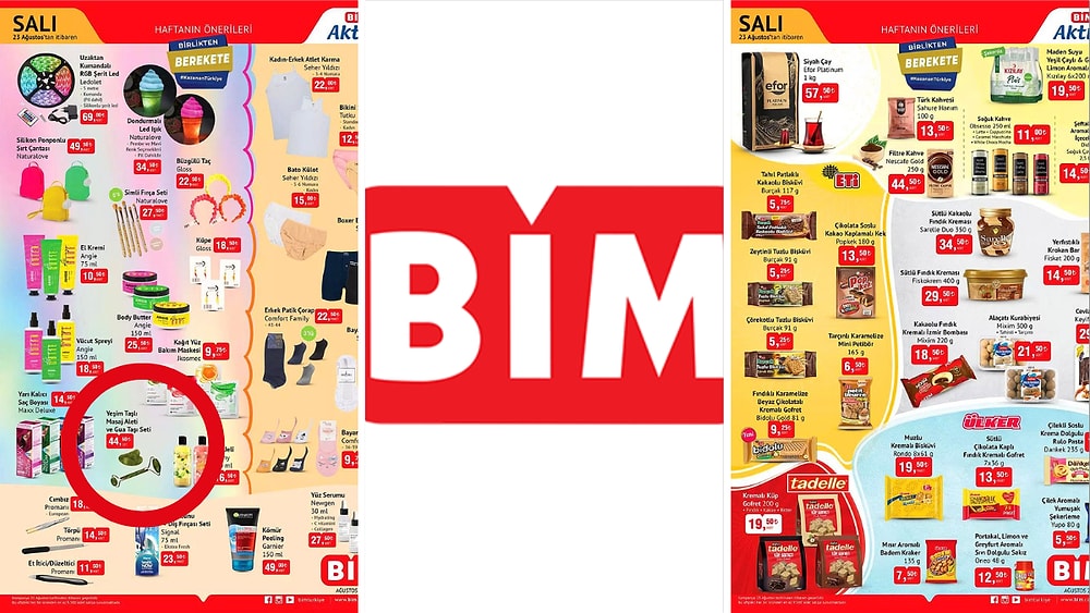 23 - 26 Ağustos BİM Aktüel İndirim Kataloğu