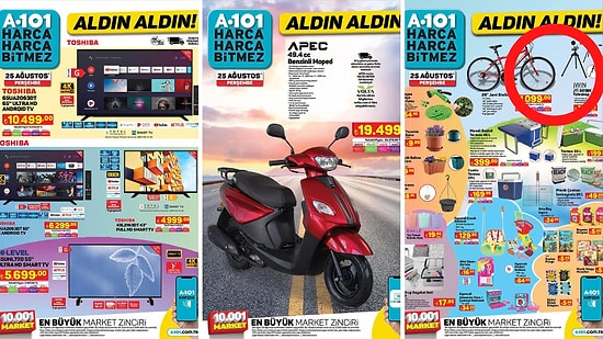 Tekneden Sonra Şimdi de Benzinli Moped! 25 Ağustos 2022 A101 Aldın Aldın Kataloğu