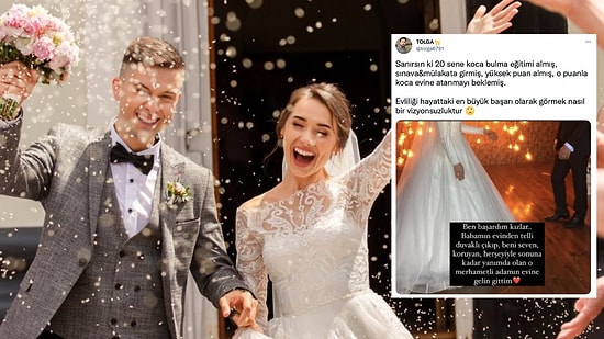 Evlenmek Gerçekten Başarı mı? Sosyal Medyada Yapılan Evlilik Paylaşımı Kullanıcıları İkiye Böldü