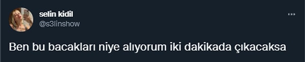 Ya hiç almazsan🩱