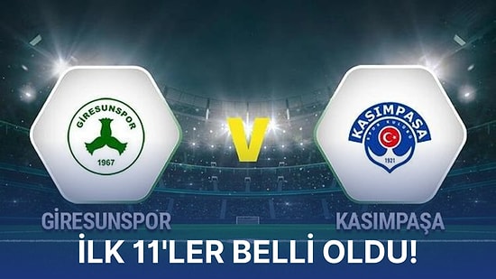 Giresunspor-Kasımpaşa Maçı Ne Zaman Yapılacak? Maç Saat Kaçta Başlayacak ve Hangi Kanalda Yayınlanacak?