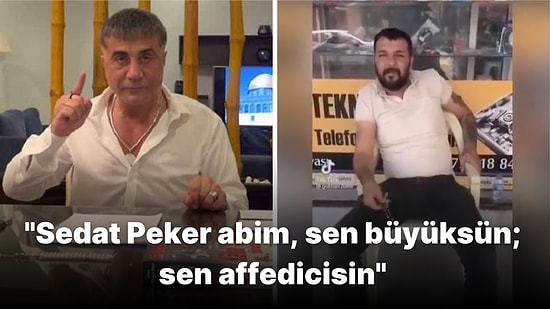 "Benim Başkanlarıma Ses Etme" Diyerek Sedat Peker'i Tehdit Eden Şahsın Özür Videosu Sosyal Medyanın Gündeminde