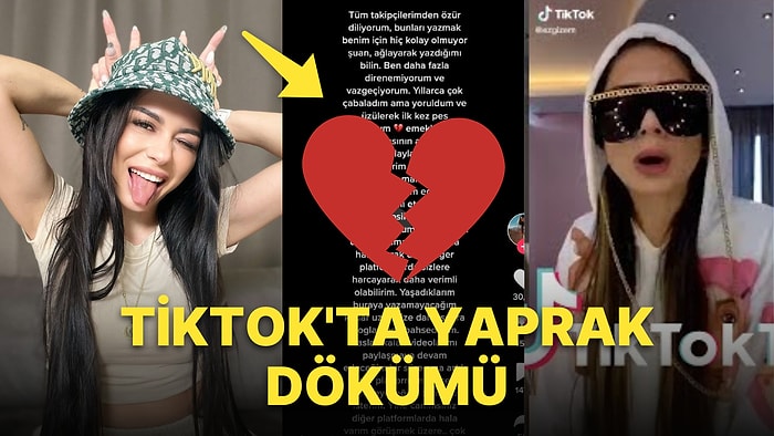 Fenomen Ezgi Gizem 'Ben Artık Vazgeçiyorum' Diyerek TikTok'u Bıraktığını Açıkladı!