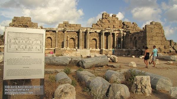 Side Antik Kenti Apollon - Athena Tapınağı