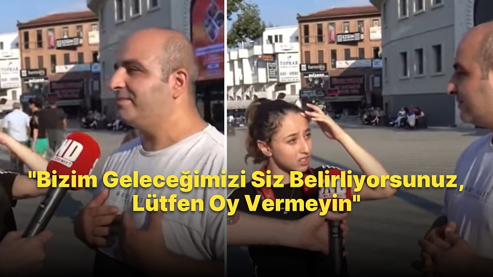 2023'ü Beklediğini Söyleyen AKP'li Adamı Sus Pus Ettiren Genç: 'Geleceğimizi Siz Belirliyorsunuz, Oy Vermeyin'