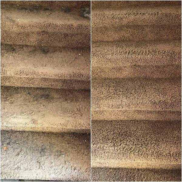 13. Halıfleks temizlemek ne kadar zordur bilirsiniz, üstelik merdivenlerin kaplı olduğu halıfleksi temizlemenin zorluğunu yalnızca daha önce temizlemiş olanlar anlar.