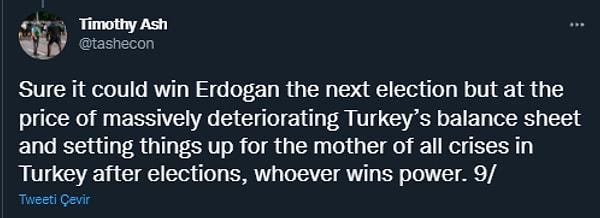 "Seçimleri kim kazanırsa kazansın, Türkiye'yi tarihinin en büyük krizi bekliyor"