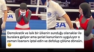 Hakemin Elini Tutmasına İzin Vermeyen Müslüman Boksör, Sosyal Medyada Hararetli Bir Tartışma Başlattı!