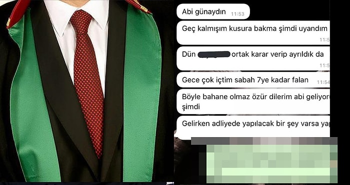 Sevgilisiyle Ayrılıp Şişenin Dibine Vuran Stajyer Avukatın İşe Gelmeme Özrüne Patronundan Gelen Efsane Yanıt