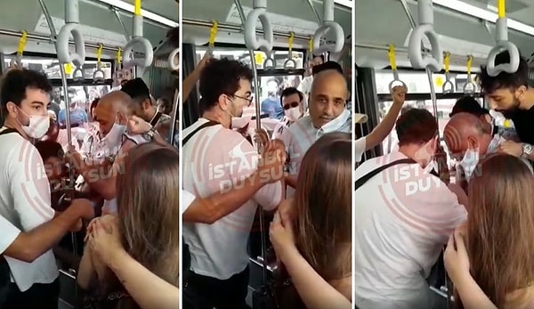 Beylikdüzü'nde yaşandığı belirtilen olayda, yabancı uyruklu bir erkek metrobüste gizlice kadınların fotoğrafını çektiği iddia edildi.