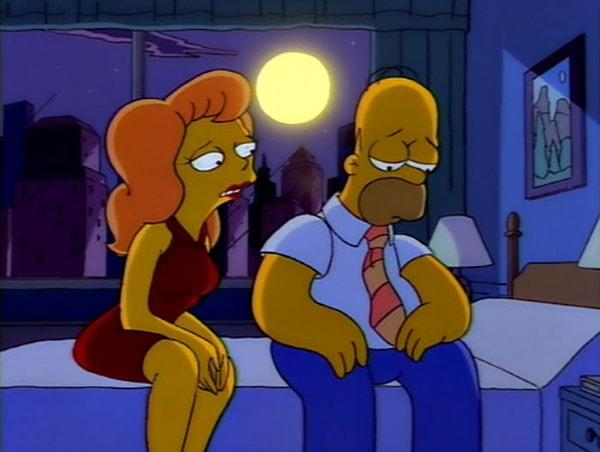 20. Homer, Mindy ile birliktelik yaşamıştır.