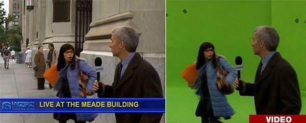 2. 'Ugly Betty' dizisindeki Manhattan sokakları da aslında yeşil ekran teknolojisiyle yapılmış.