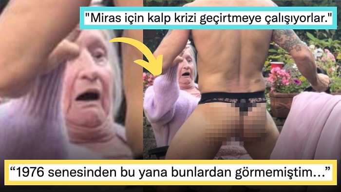 90 Yaşındaki Ninesinin Doğum Gününü Kutlamak İçin Çıplak Bir Erkek Striptizci Tutan Torun Viral Oldu!