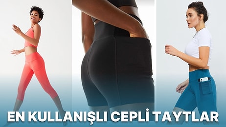 Spor Yaparken Çok Rahat Edeceğiniz Cepli Tayt Önerileri