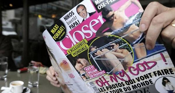 18. Gazete ve dergi manşetlerinde yer almak Kraliyet üyeleri için çok garip durumlar değil tahmin edeceğiniz üzere. ‘Closer’ isimli bir dergi, Kate Middleton’ın üstsüz güneşlendiği gizli çekilmiş bir fotoğrafı kapaklarına yerleştirmişti!
