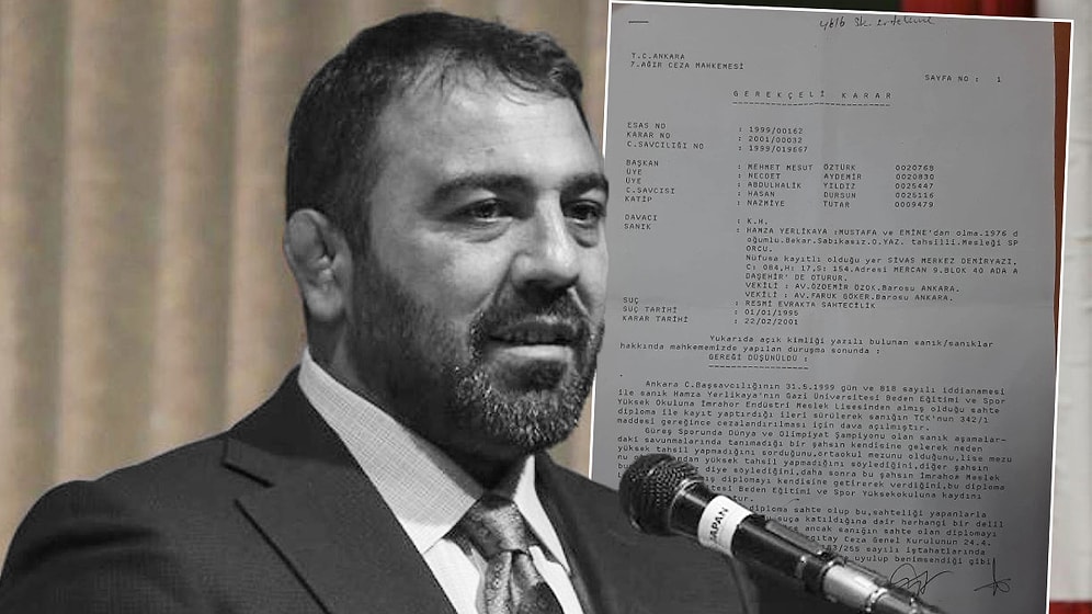 Hamza Yerlikaya'nın Sahte Diploması Mahkemece Tescillendi