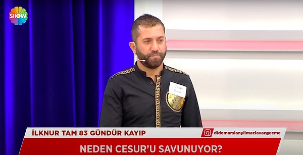 Bugün ise programa şu an görmüş olduğunuz gold işlemeli gömleğiyle çıkan Cesur, Didem Arslan'dan fena halde tepki gördü!