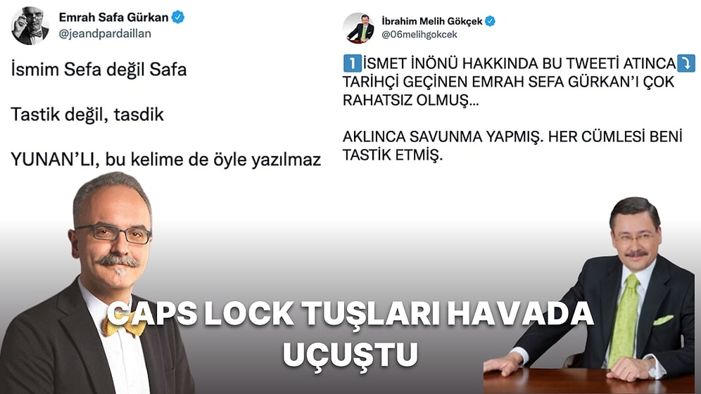 İnönü'yü Eleştiren Melih Gökçek ve Tarihçi Emrah Safa Gürkan Tartışmasında Ünlü Tarihçiden İkinci Ayar Geldi